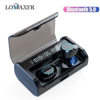 

Bluetooth Earphone Wireless Headset Noise Cancelling Earphones Hifi Stereo Headphones with Charging Box for Iphone for Xiaomi