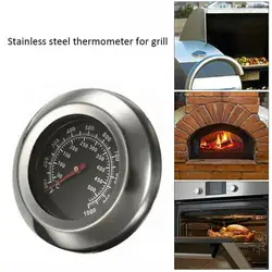High-Temperature BBQ Smoker Grill Thermometer Gauge (As shown)