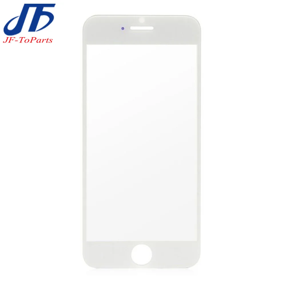 50 шт. сенсорная панель для iPhone 6 6S 7 8 Plus 6P 6SP 7P 8 P 5," дюймовое Защитное стекло для ЖК-дисплея внешние линзы Черный Белый Запасные части