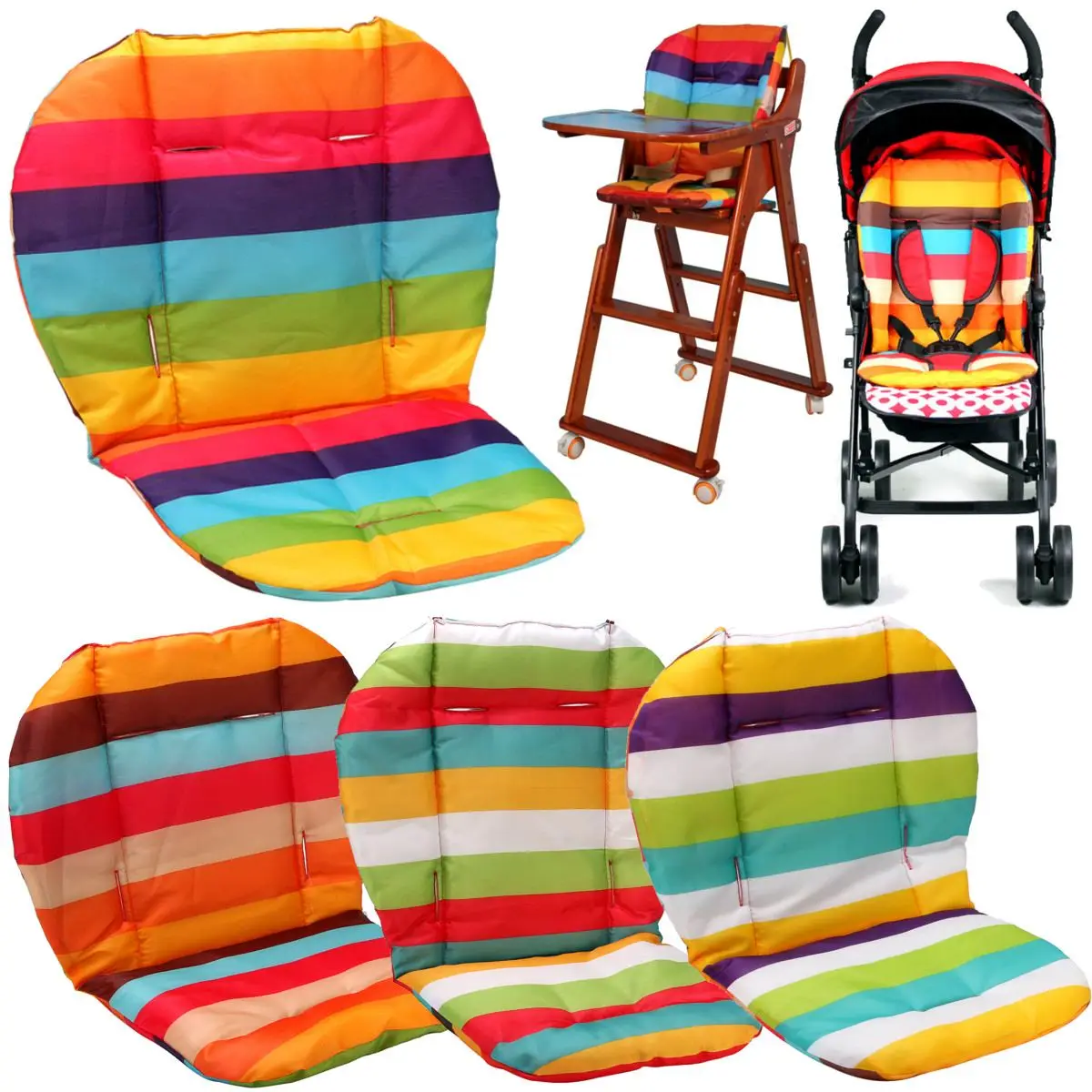 

Baby Kids Booster Seats Cushion Pad Mat Highchair Cushion Pad Mat Feeding Chair Cushion Pad Mat Stroller Cushion Mat