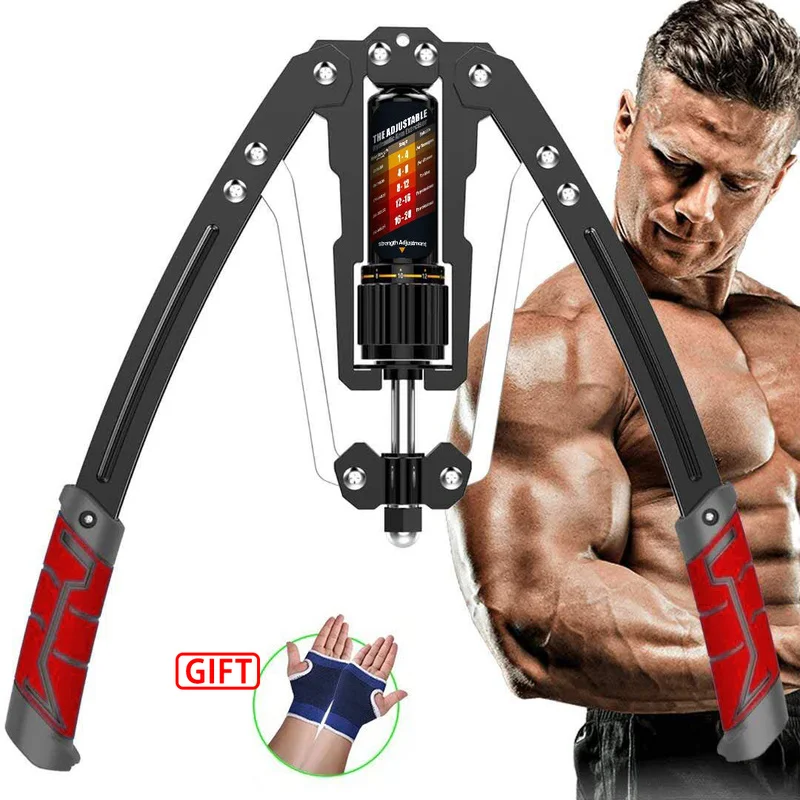 

Arm Exerciser Adjustable Pressure 22-440lbs Arm Strength Chest Chestexpander Muscle Trainer for Men Women Home Fitness Equipment