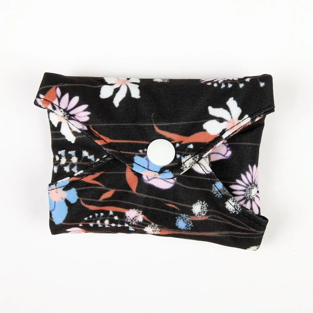 5 + 1 Set Long Panty Liners Cloth Menstrual Pads RANDOM Prints Bamboo Charcoal Sanitary Washable Reusable Light Flow