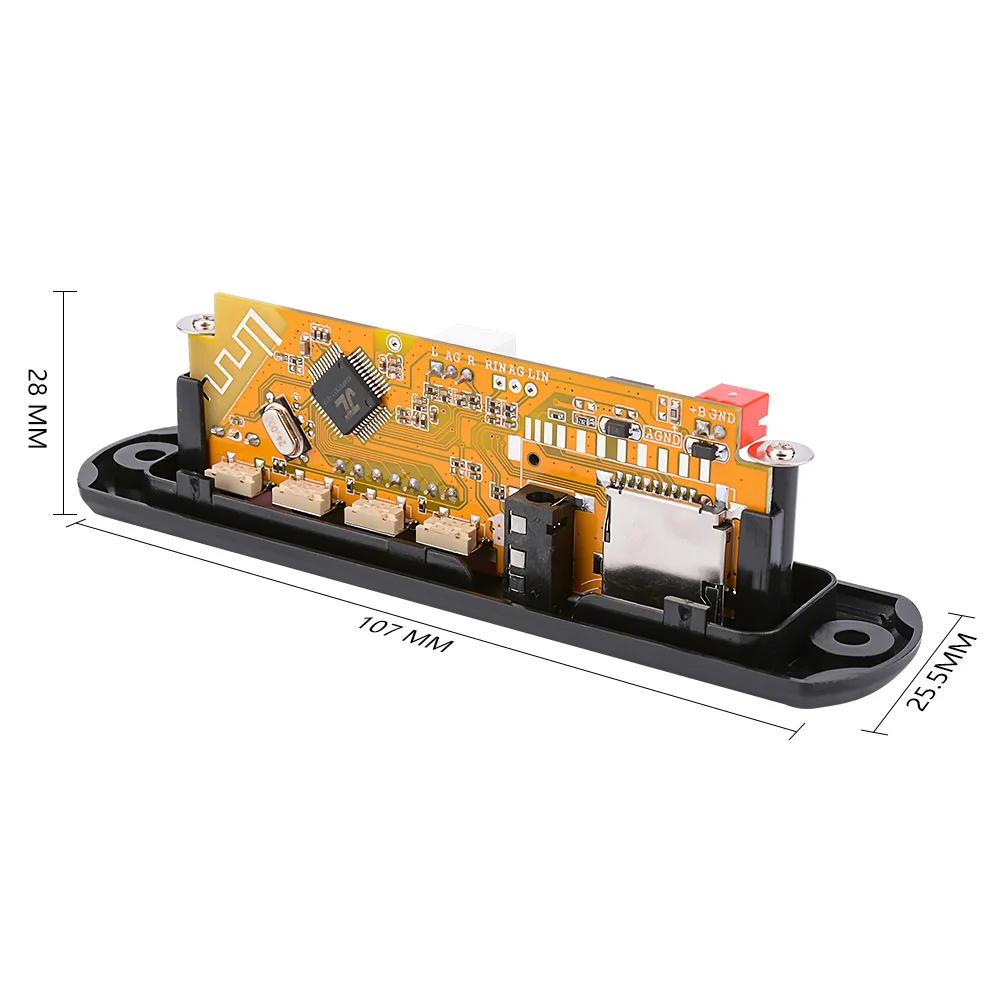 AIYIMA DC12V MP3 декодер плата Bluetooth 4 2 аудио декодирование APE FLAC WMA WAV TF USB звук Aux микрофон