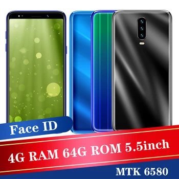 

Note 9s Global Version quad core smartphones 4G RAM 64G ROM 13MP FHD Face ID unlocked celulares android mobile phones 3G WCDMA