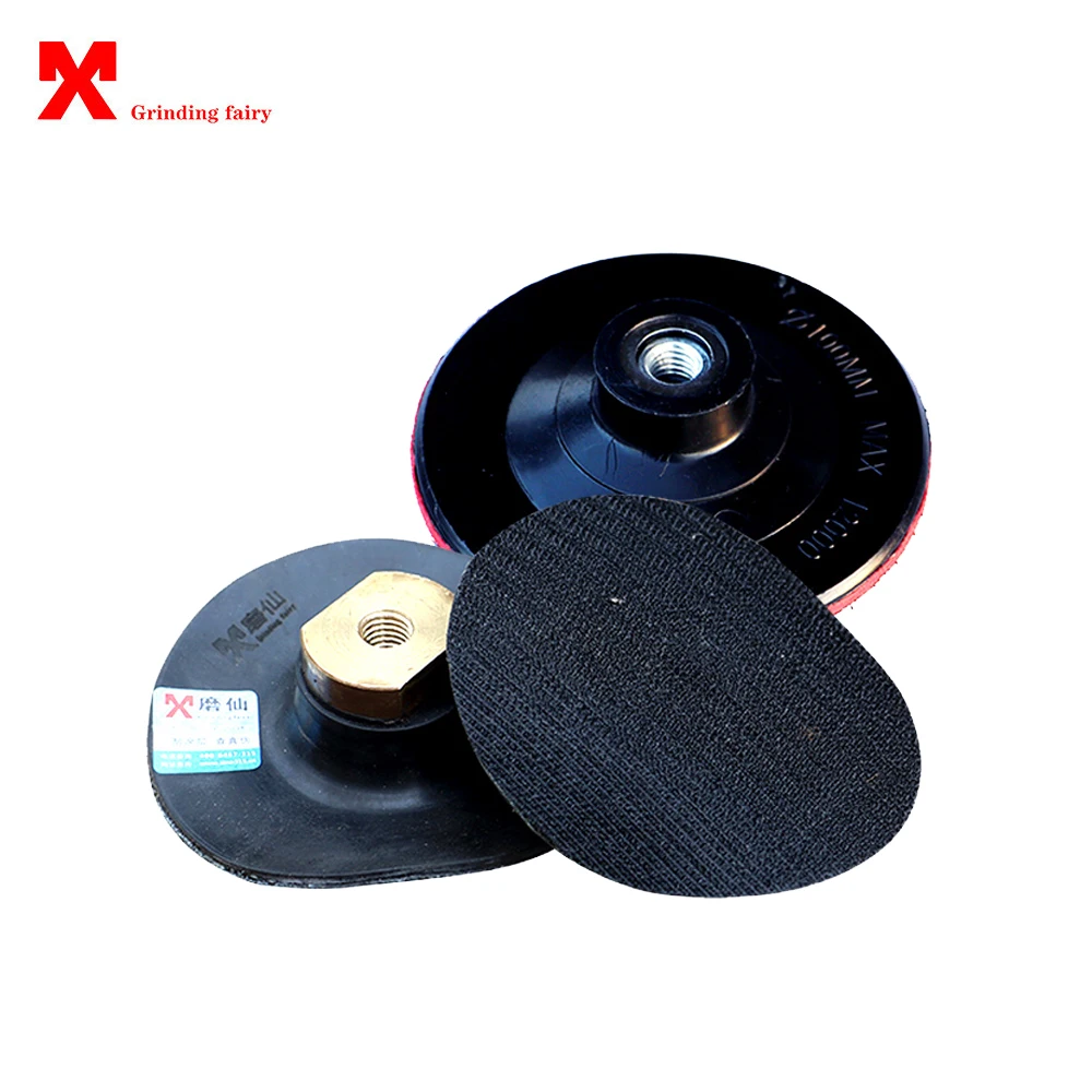 

1PC MX Polished Dry Grinding Angle Grinder Sandpaper Self Adhesive Disk Soft Bend Rubber Base Sticky Disk Marbles Polishing Disc