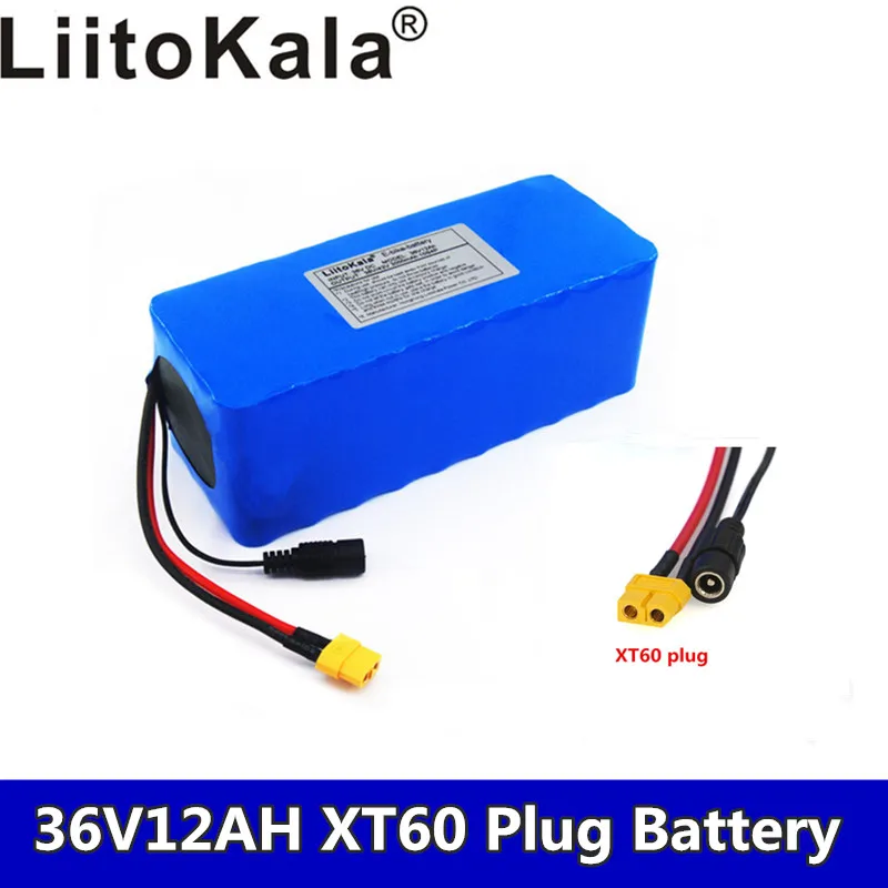 LiitoKala 36V 12ah 10S4P блок батарей электрического велосипеда 18650 литий ионный