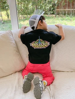 

Boys Short-Sleeved Kit 2020 Summer New Western Style Children's Baby Korean Summer Handsome Tide Take Children's Clothing