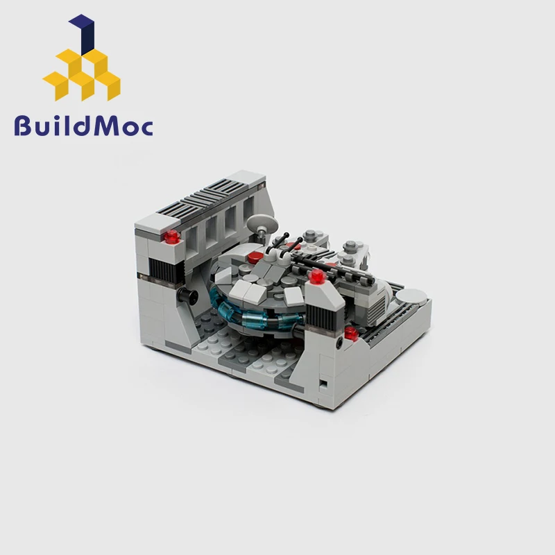 BuildMOC серия Звездные войны, совместимые с мини-Звезда смерти док-отсек 327 мс 6103 блоки 05132 75192 Millenniumm Тысячелетнего Сокола