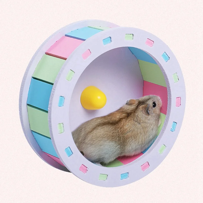 Хомяк диск для бега игрушка бесшумное вращающееся колесо для бега маленькая мышь для домашних животных Спортивное колесо Игрушки для маленьких питомцев колесо для упражнений