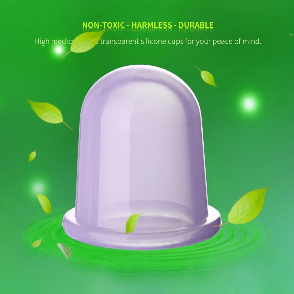 Description Picture 3 of itemFull Body Massage Cups Massgaer Jar Helper Sillicone Anti Cellulite Vacuum Cupping 5 Colors Chinese Therapy Tool for Back Legs