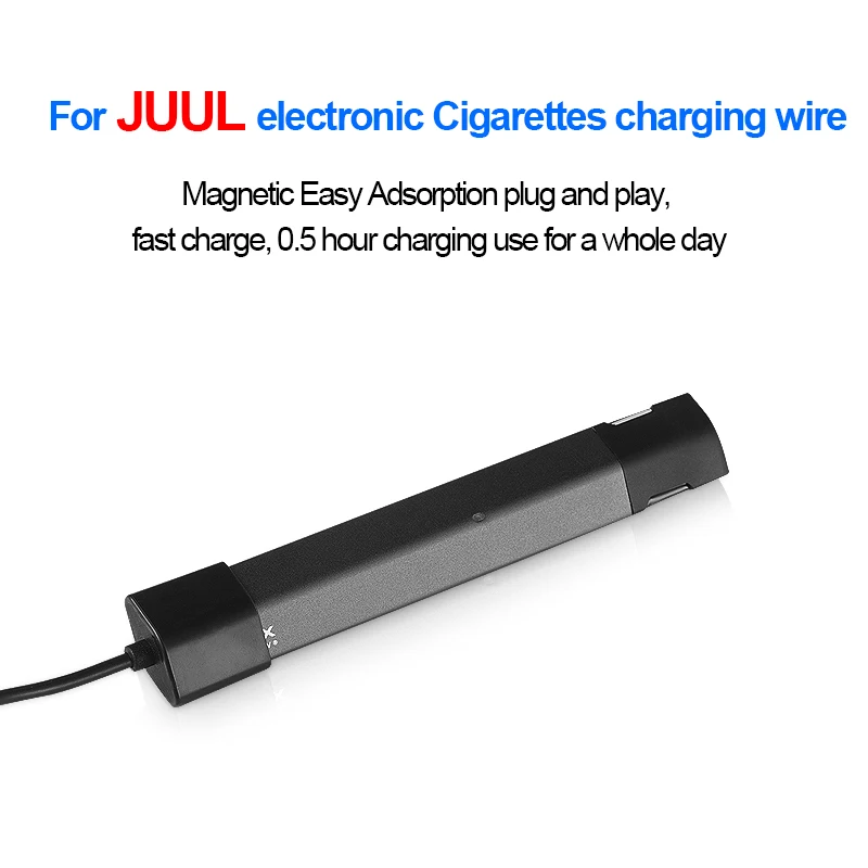 Магнитный шнур питания зарядное устройство порт для JUUL USB Магнитный кабель умная защита Быстрая зарядка для JUUL аксессуары для электронных сигарет