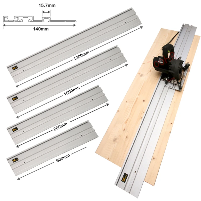 For Plunge Circular Saw Guide Rails 4/5inch Universal Base Track Saw