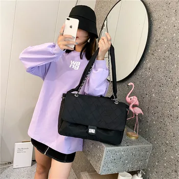 

women's bag Bag For Women Large Capacity Bag 2020 New Fashion Lock Single Shoulder Messenger Bag Versatile Tote Bag