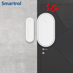 433Mhz Door Window Detector Mini Door Alarm Sensor for Tuya Wireless Home Security Alarm System Ultra-Low Power Smart Gap Sensor