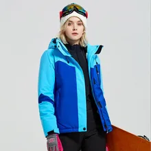 Женская лыжная куртка, Женская куртка для сноуборда, зимняя Лыжная куртка, зимняя теплая куртка для женщин, уличная лыжная куртка, зимняя куртка