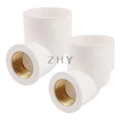

Pipe Fitting 1/2" Thread x 32mm Slip PVC Female Elbow Connector Adapter 2 Pieces
