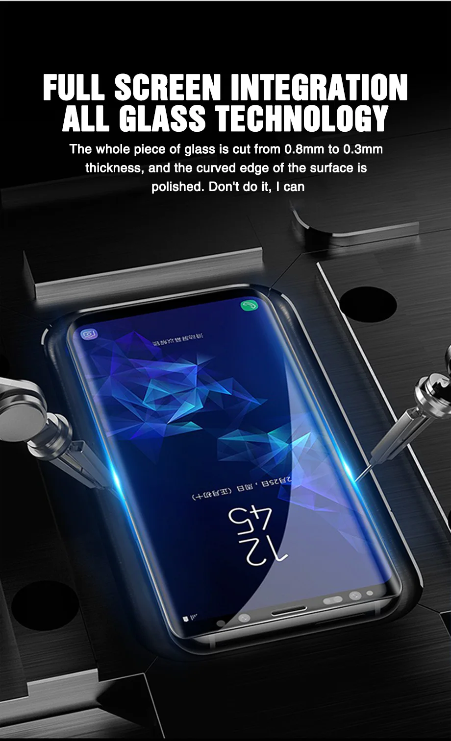 35D полностью изогнутое закаленное стекло для samsung Galaxy S9 S8 Plus Note 9 8 Защитная пленка для экрана на samsung S7 S6 Edge S9