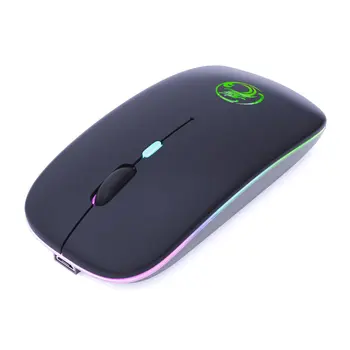 

Wireless Mouse RGB Rechargeable Mouse Wireless Computer Silent Mause LED Backlit Ergonomic Gaming Mouse For Laptop PC