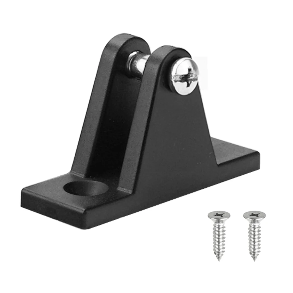 Marine Boat Bimini Top Fitting Nylon Deck Hinge Mount 2 Holes with 2 Screws for Kayak Boat Canoe Marine