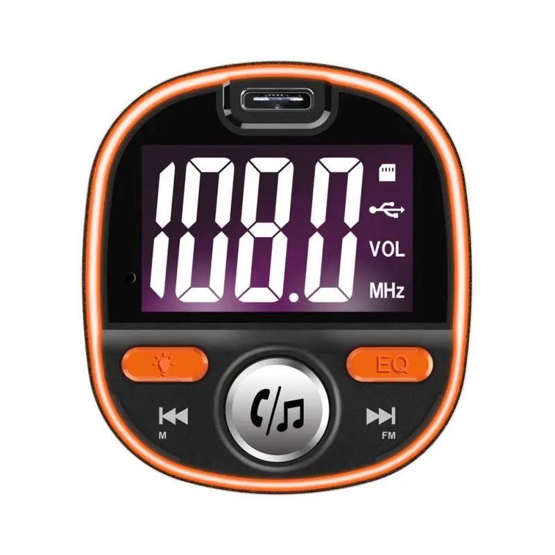 Balight QC3.0 автомобильный комплект Bluetooth 5,0 fm-передатчик модулятор Быстрая зарядка USB зарядное устройство стерео MP3 плеер громкой связи
