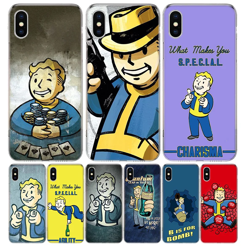 Чехол для телефона fallout new vegas чехол iPhone 11 12 Mini Pro 7 6X8 6S Plus XS MAX + XR 5S SE 10 Ten Art из
