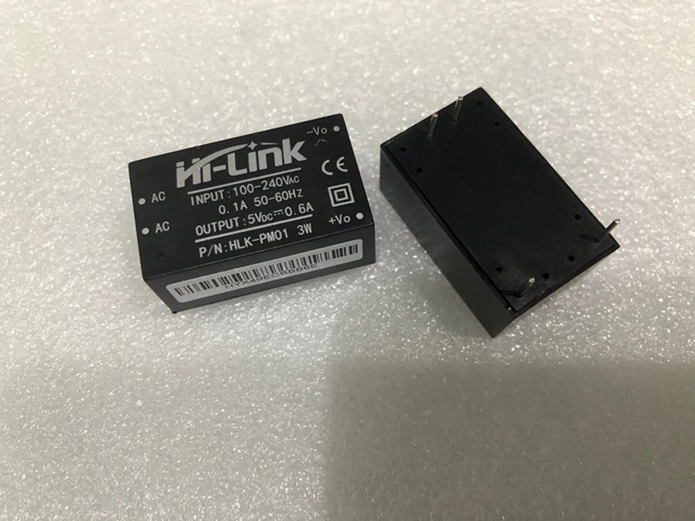 1 шт. HLK-PM01 HLK-PM03 HLK-PM12 AC-DC 220V 5V 3 V 12V Мощность Модуль преобразователь переменного тока