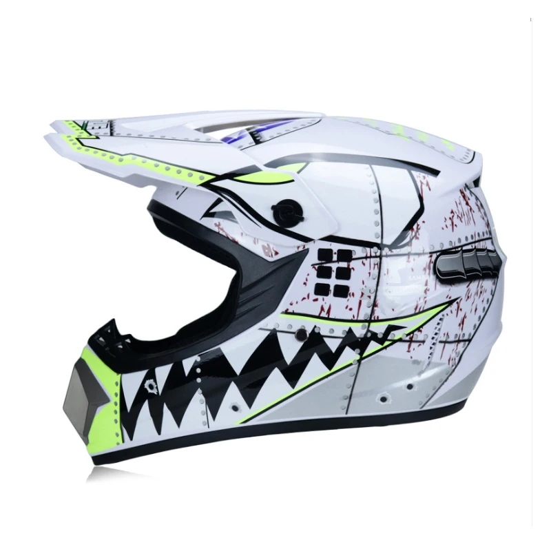 Профессиональный Гоночный Кроссовый шлем hors route Casque Moto Capacete Moto Casco внедорожный мультяшный детский мотоциклетный шлем - Цвет: C23