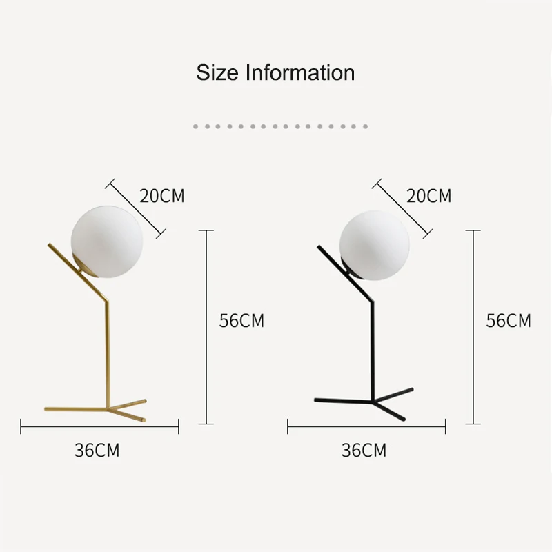 SANBUMG Настольный светильник светодиодный скандинавский Настольный светильник 5 Вт/9 Вт/40 Вт белый/черный/золотой стеклянный светодиодный светильник для спальни/читального зала/рабочей комнаты