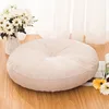 40-70cm Round Cushion Linen Cotton Seat Pad Thick Washable Cushion Meditation Mat Modern Sofa Pillow Tatami Chair Back Cushion 3