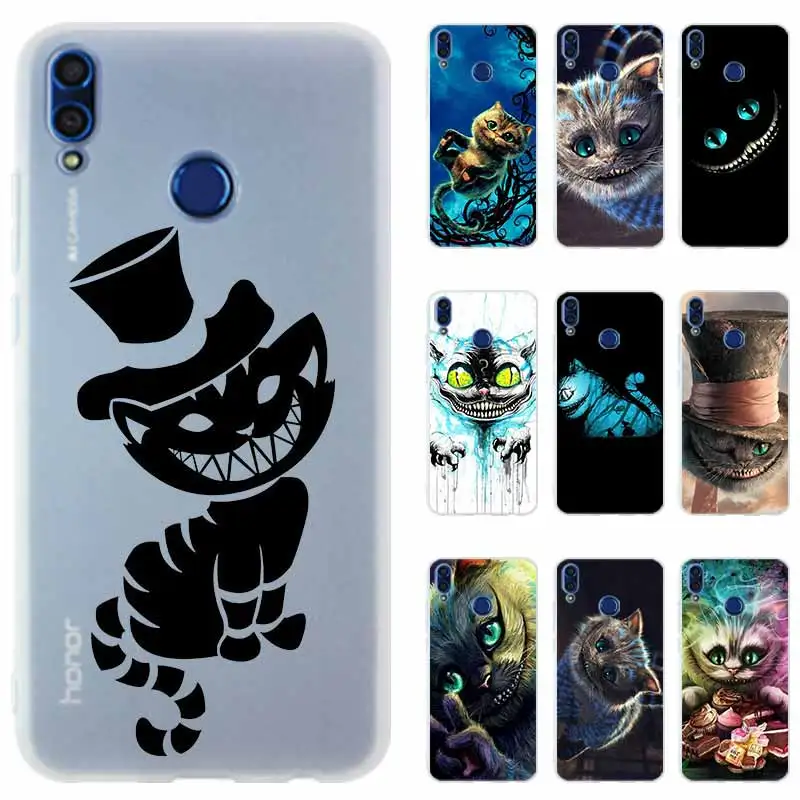 

Phone Case Cover for Huawei Honor 20 9X pro 10 9 lite 9i 8a 8X Max 8C 7X 7A Pro 6X V20 PLAY alice in wonderland cheshire cat