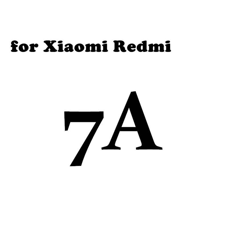 for Redmi 7A 2 шт. задняя камера из закаленного стекла для Xiaomi Redmi Note 7 Note 8 Pro 8A 7A MiCC9 MiA3 защита экрана объектива 9H полная Клеевая Пленка - Цвет: for Redmi 7A