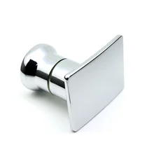 

Shower door handle toilet push pull glass door handle push door handle alloy square single hole handle(LQ12)