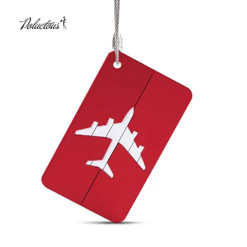 

Leader of sale luggage tags airplane square Shape ID Suitcase personality address Name labels travel accessories Suitcase board
