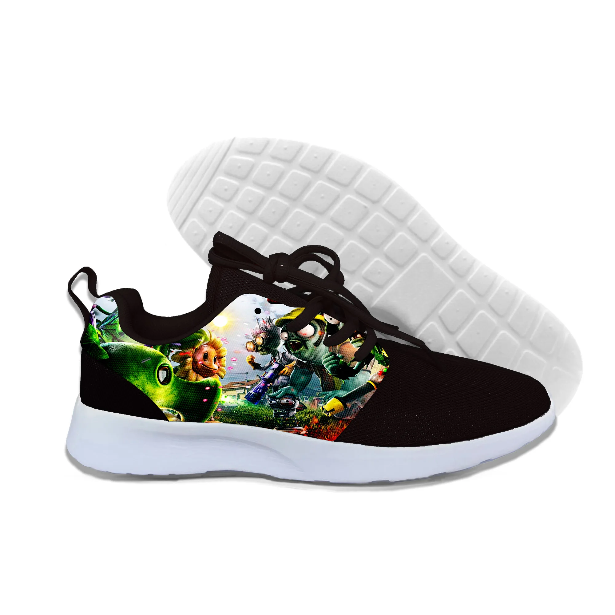 

2019 hot fashion Plants V.S Zombies 3D casual shoes for men/women high quality Harajuku 3D printing Plants V.S Zombies Sneakers