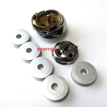 

Rotary Hook+Bobbin Case Cap + 5 Bobbin For Juki Lz-2280 2285 Industrial Zig-Zag