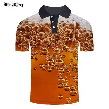 

2019 new Men Summer New Brand Classic 3D printed Casual Polo Shirts Men Business Short Sleeve Stand Collar Tops&Tees Polo Shirt
