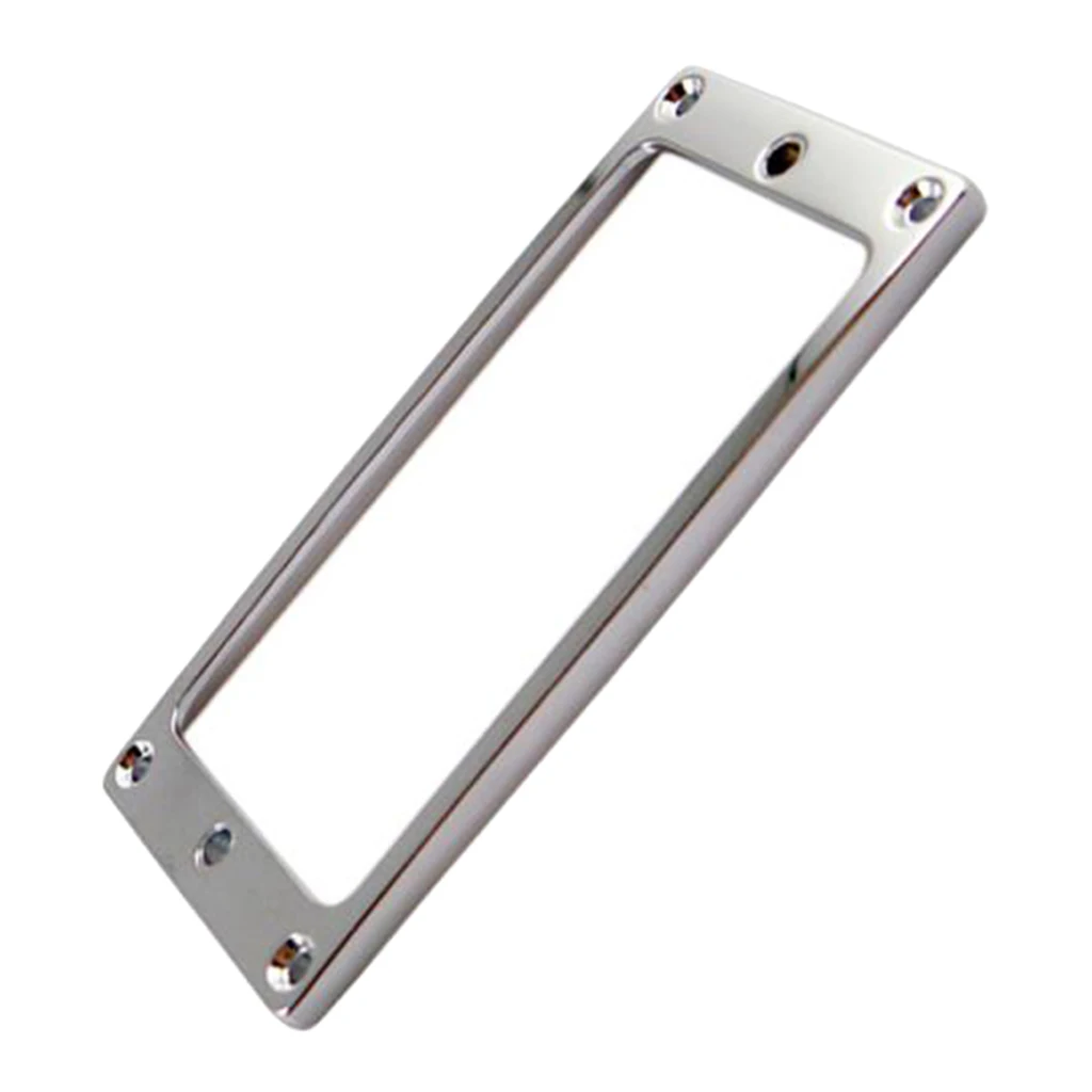 2pcs Metal Electric Guitar Pickup Ring Flat Base Mounting Inside Frame 4x4mm