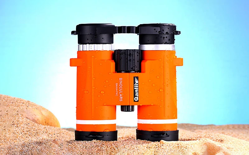 12x32 orange Компактный 12x32 бинокль телескоп HD водонепроницаемый широкоугольный lll ночного видения Открытый Кемпинг Охота наблюдение за птицами бинокль - Цвет: 12x32 orange