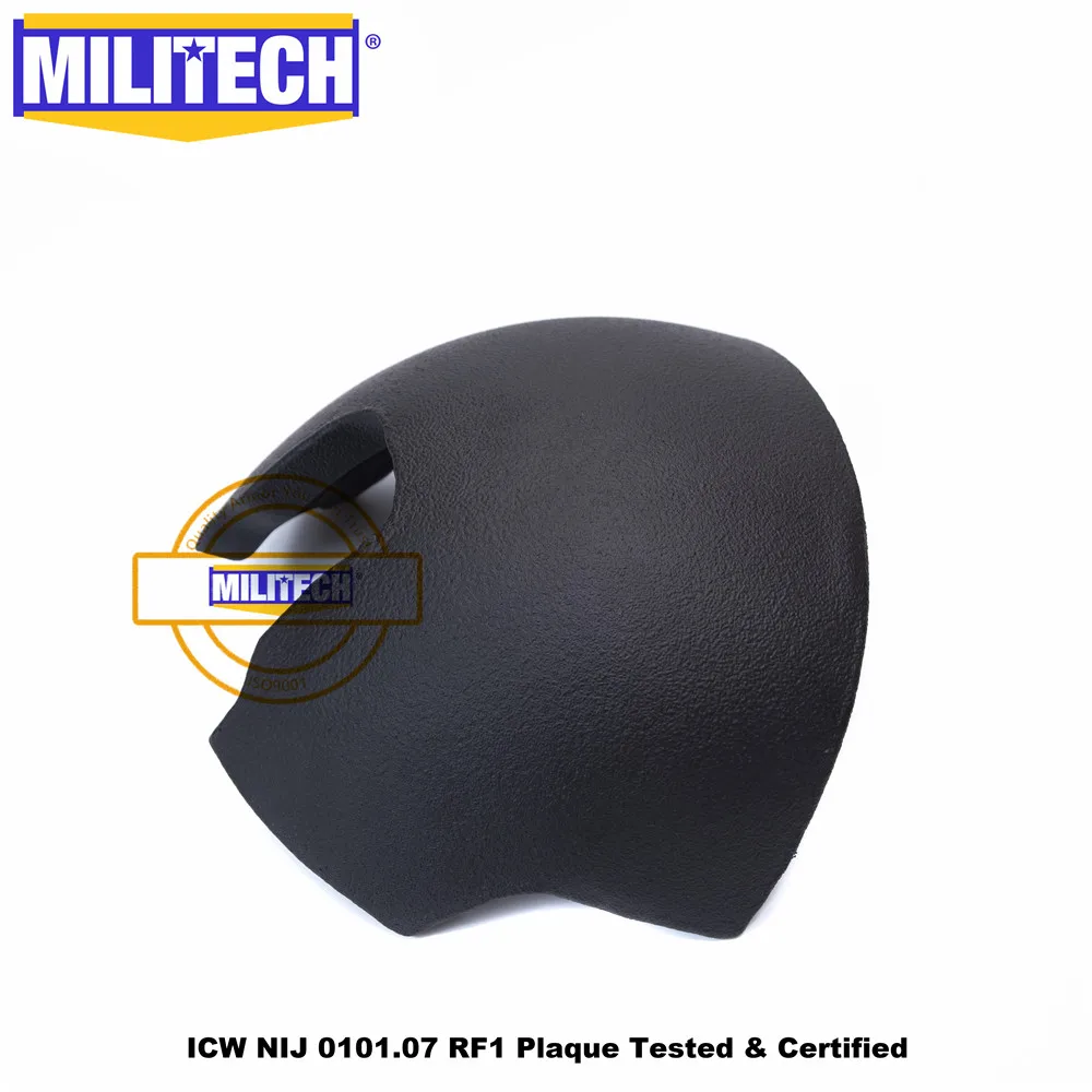 ISO сертифицированный MILITECH NIJ III+ 0101,07 RF1 ICW баллистическая пластина для быстрого баллистического шлема щит FHS Пуленепробиваемый щит