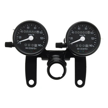 

Motorcycle Motorbike LED Dual Backlight Oeter Tachometer Speeeter Gauge