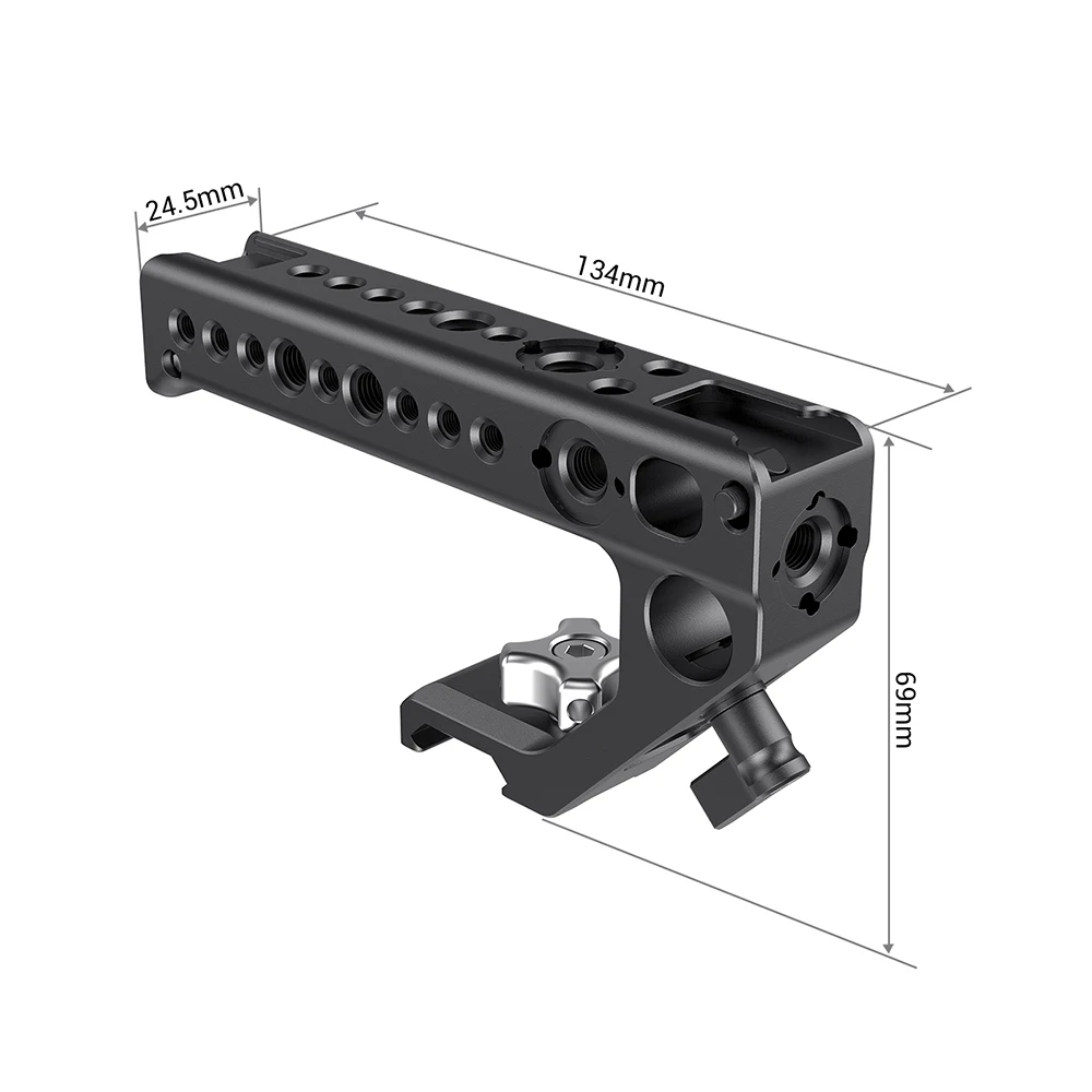 SmallRig DSLR Camera Top Handle Grip Quick Release NATO Top Handle for Sony for Nikon for Canon Feature w/ Cold Shoe Mount 2439