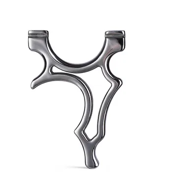 

Outdoor Precision Small Slingshot Stainless Steel Hunting Catapult with Rubber Band Shooting Games Sling Shot 2019 New