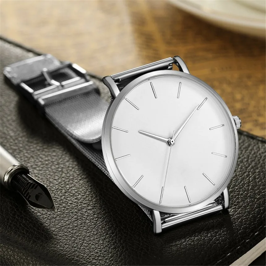 2019 Simplicity Modern Quartz Watch Women Mesh Stainless Steel Bracelet High Quality Casual Wrist For Woman Montre Femme Q30