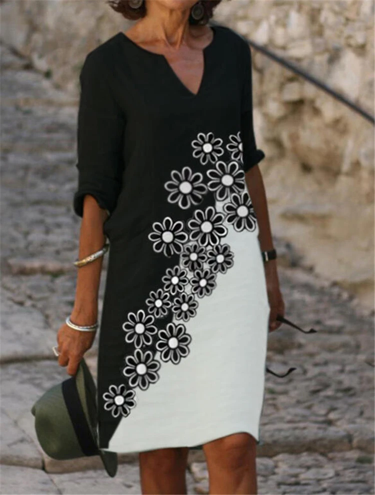 Vestidos Elegantes a la moda para mujer, vestidos de tallas grandes que combinan con todo