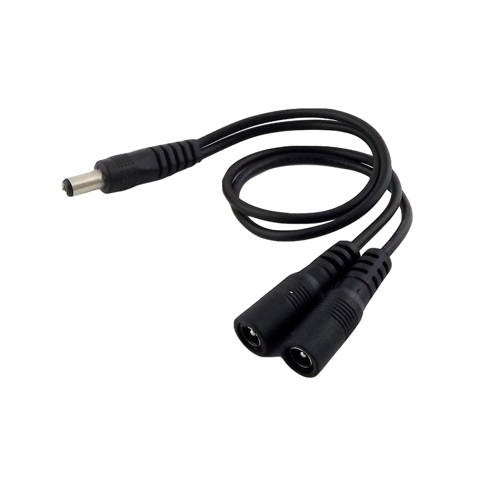 Cavo Splitter Alimentazione DC CCTV Per Fotocamera 12 V 2,1 Mm Femmina - Foto 2