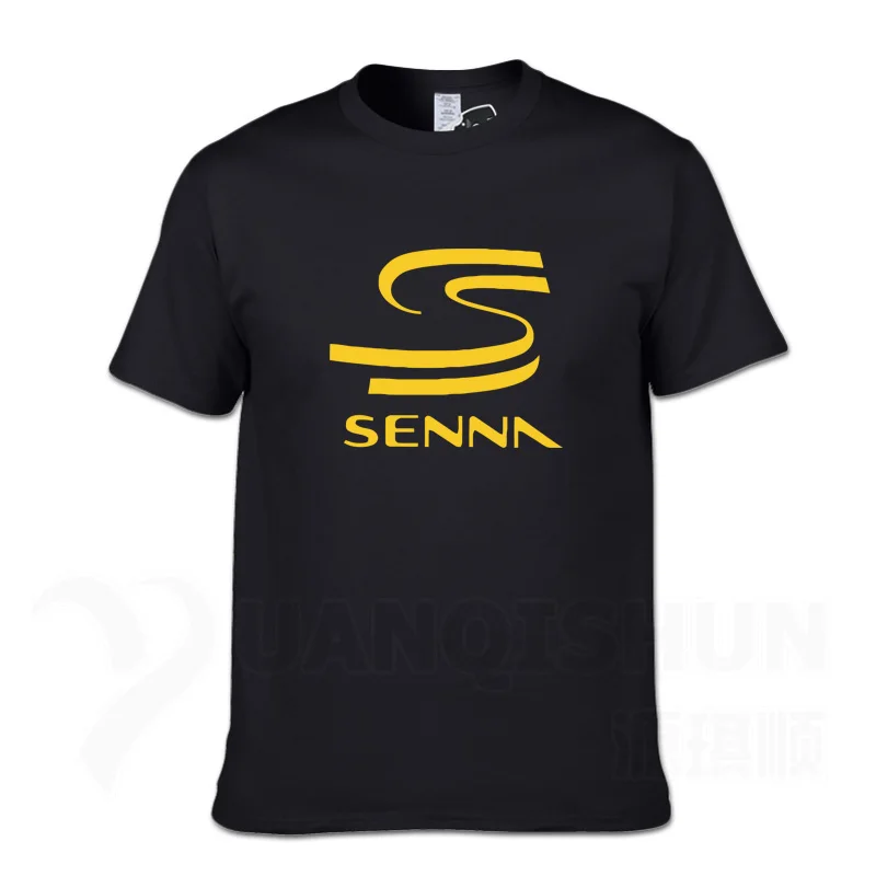 Black 2 Мужская футболка HERO F1 AYRTON SENNA, мужские футболки, мужская хлопковая футболка с коротким рукавом, Мужская Футболка, большой размер, Camiseta Hombre - Цвет: Black 2