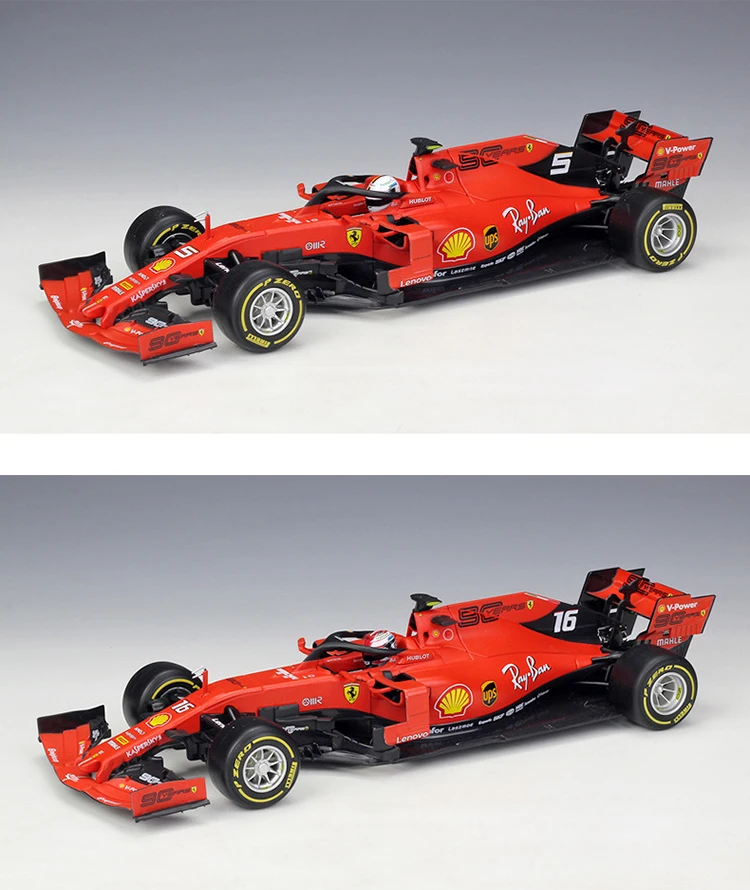 Bburago литая под давлением модель автомобиля 1:18 масштаб Металл Ferrari F1 автомобиль Formulaa 1 гоночный автомобиль SF71H/90 сплав игрушка автомобиль коллекция детский подарок