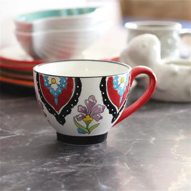 Version AH Аксессуары Kupa Bardak Copo E Coffe Koffie Kopjes Tasse Cafe Tazze Colazione креативная Новинка для путешествий кофе Caneca чашка и кружка - Цвет: Version AH