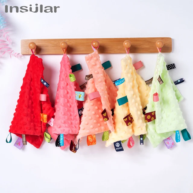 Newborn Baby Soothe Appease Towel Calm Wipes Kids Infant Towel Blanket Cute Soft Square Plush Toys Comforting Taggies Blanket 1