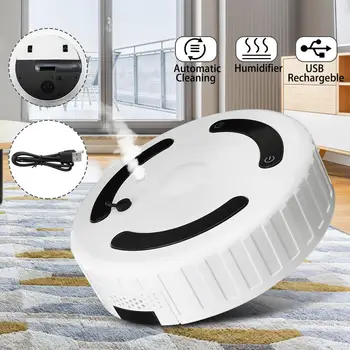 

3 In 1 Automatic Strong Suction Floor Sweeping Dust Catcher Smart Clean Robot Intelligent Vacuum Cleaner Rechargeable